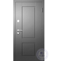 Входная дверь RAL 7024 с терморазрывом FORTEZZA  Хаски Rustiko | Встроенная система обогрева