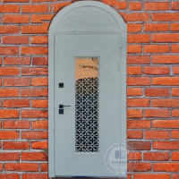 Входная арочная дверь FORTEZZA-PREMIUM NORD 4 S | Замки MOTTURA | Встроенная система обогрева
