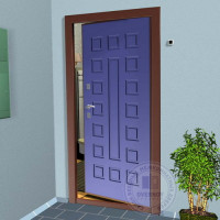 Входная дверь с внутренним открыванием в квартиру | FORTEZZA Троя 22