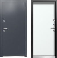 Входная дверь с терморазрывом RAL 7024 Хаски 4 Графит | Встроенная система обогрева