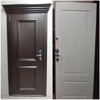 Входная дверь с терморазрывом RAL 8017 | Встроенная система обогрева