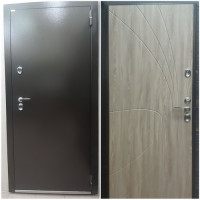 РАСПРОДАЖА !!! Входная дверь с терморазрывом Хаски 4 Бронза | Встроенная система обогрева