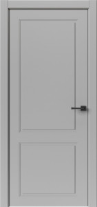 Дверь Галант Серый ПВХ. Серая ABS кромка.