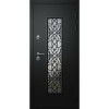Входная дверь с боковой фрамугой RAL 7024 | Встроенная система обогрева