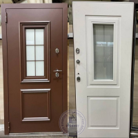 Входная дверь с терморазрывом и стеклопакетом покраска по RAL | Встроенная система обогрева