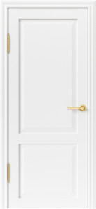 Дверь Неаполь 2 Белый ПВХ
