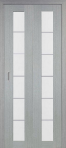 Дверь-книжка Турин 501.2 АСС Серый дуб