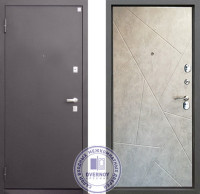 Дверь Алмаз Турмалин Бетон