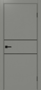 Дверь нестандартная высотой до 2300. Дверь Неаполь 203 молдинг чёрный